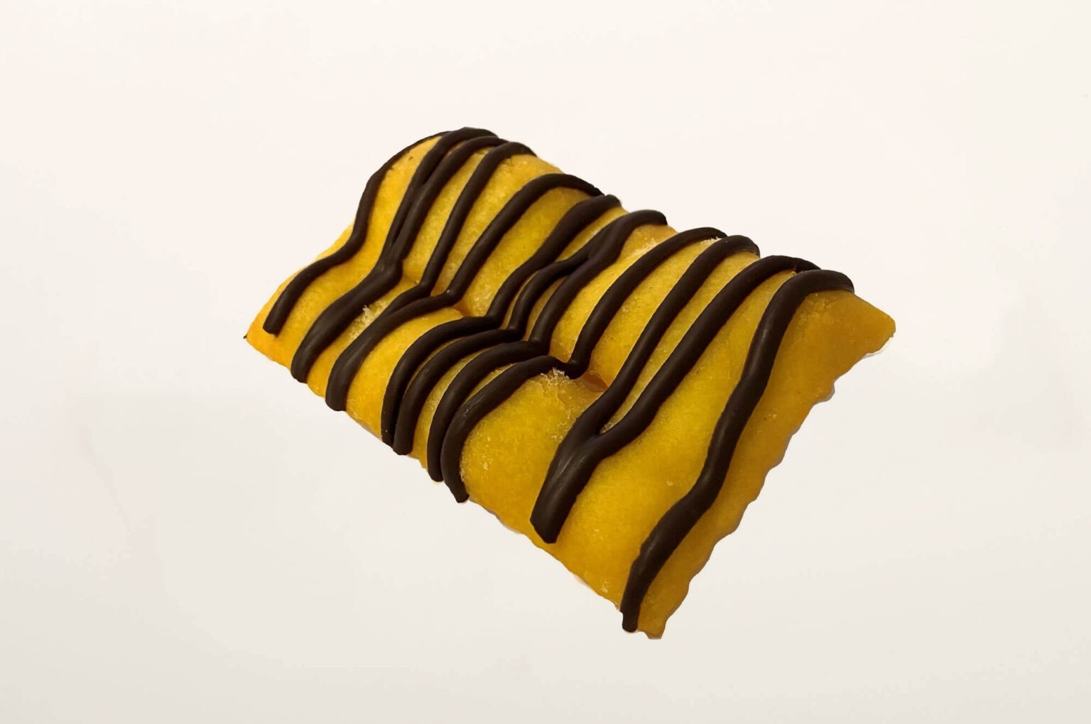 Chiacchiere senza glutine decorate cacao - Piuma d'Oro